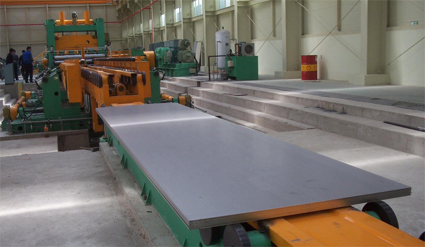 Cut To Length Line For Sheet Metal Uncoiling And Leveling Shearing Production