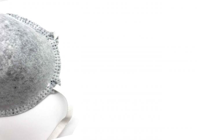 Cup Shape Activated Carbon Dust Mask Convenient Reduce Organic Odor