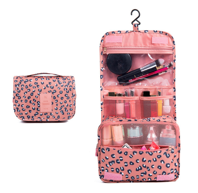 Custom Waterproof Folding Large Capacity Toiletry Hanging Makeup Bag
