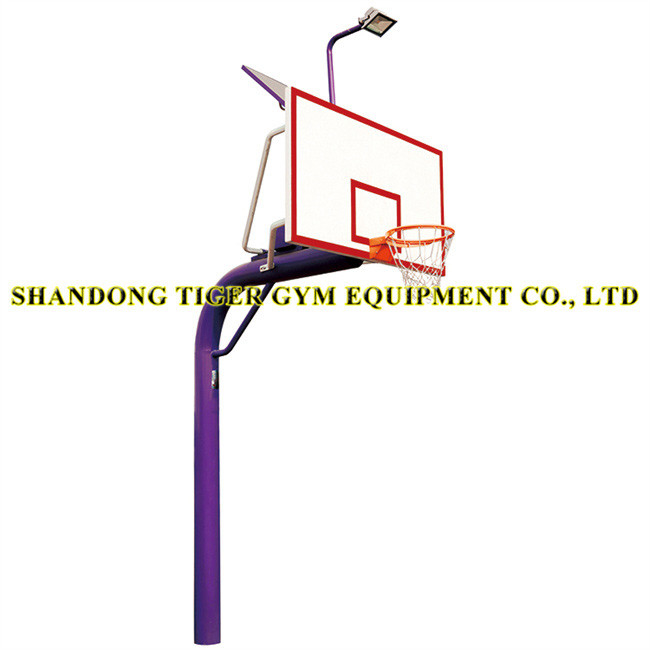 Basketball Equipment Buried Solar Basketball Stand 0
