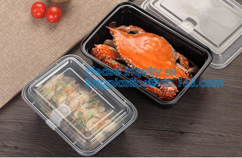 Meal Prep Containers Free Sample Bento Lunch Box Biodegradable Food Container Plastic Wheat Straw Lunch Box bagplastics