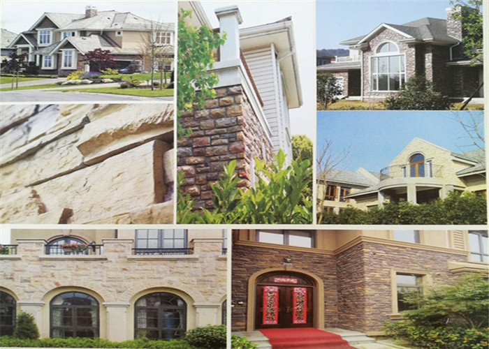 6000 Series Pure Color Aritificial Culture Cobble Stone For Wall Decoration 60x70-155x7240mm