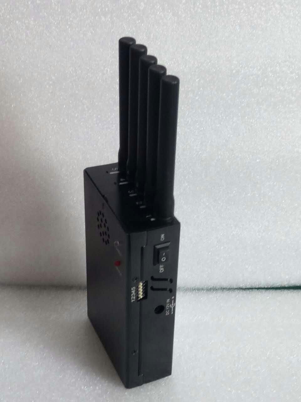 mobile phone CDMA GSM DCSPHS jammer+gps jammer+  WiFi jammer portatile BCSK-T50A Black gold is optional Mobile phone