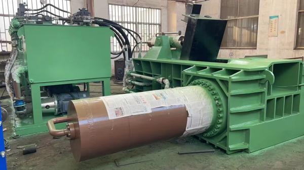 Top Turn Out Hydraulic Metal Scrap Baler Press Machine For Metal Copper Aluminum