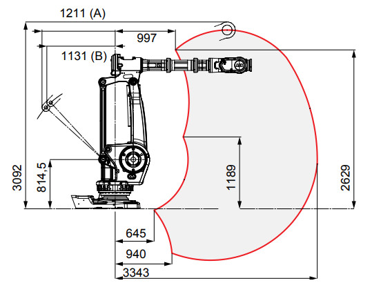 Robotic Arm IRB 6660 205kg 1.9m abb 920t eds file brands of robotic industries