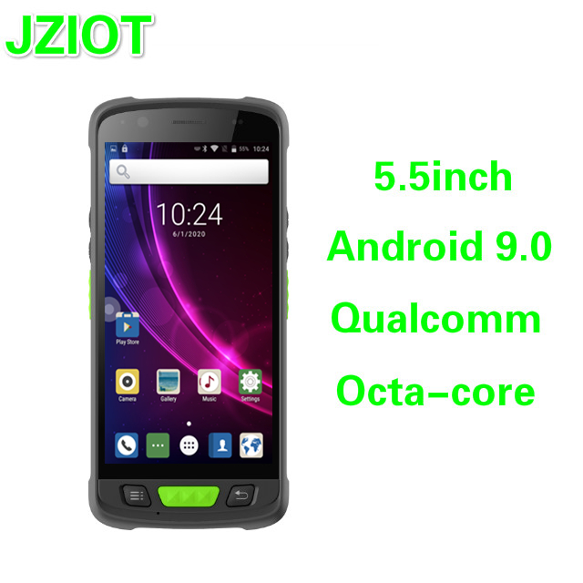 JZIOT V9000P 5.5 Inch Android 9.0 PDAs with UHF RFID and Wireless Barcode Reader
