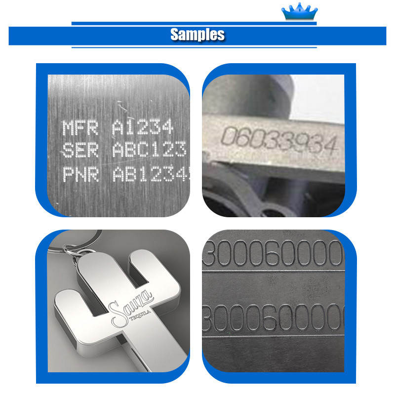 Smart Touch Desktop Dot Peen Pneumatic Metal Marking Machines Integrated