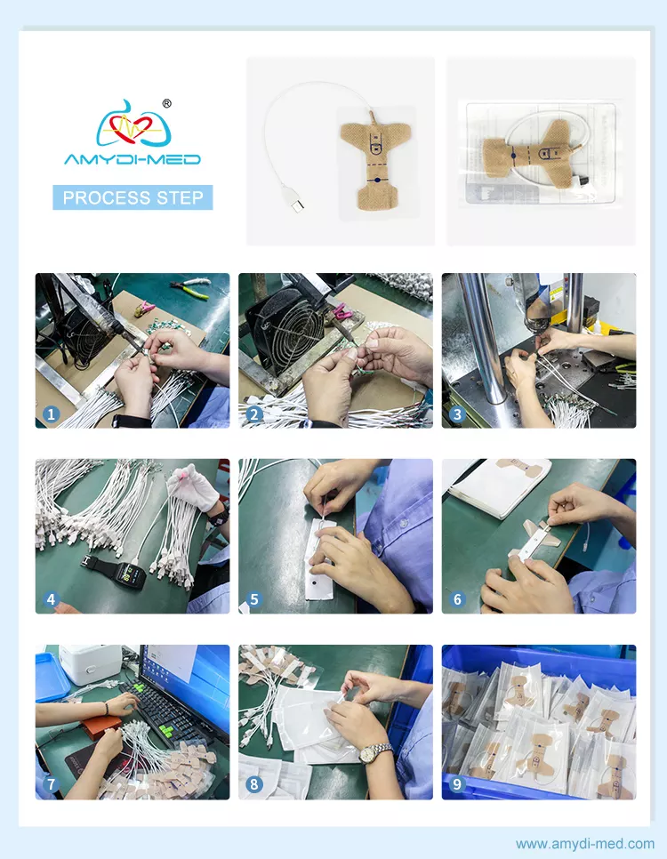 GB9706.1-2007 Medical Materials Accessories Customization Spo2 Sensor for Nellcor Max DB9 9Pin Neonate Adult Disposable