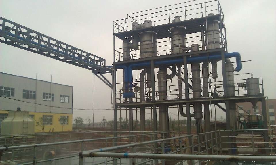 100L-1000L Falling Film Evaporator Triple Effect Milk Liquid Concentration