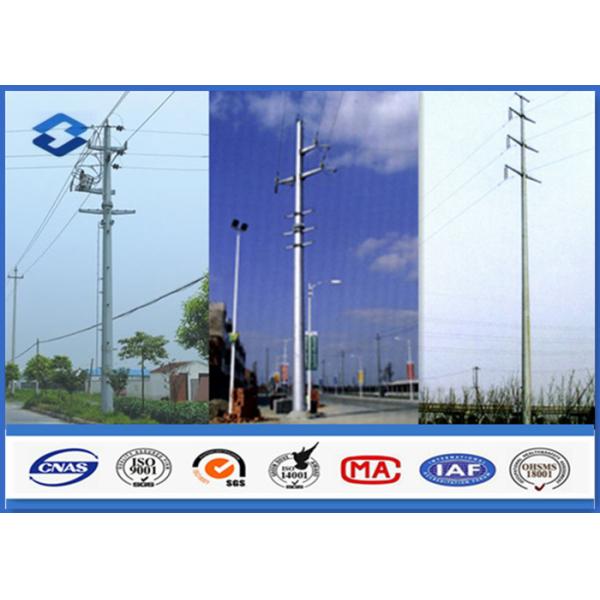 Quality Hot Dip Galvanized Electrical Power Pole for Transmission & Distribution for sale
