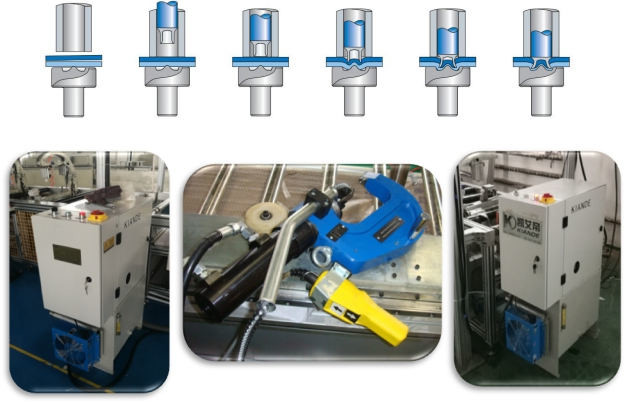 No Need Drill Hole Busbar Riveting Machine For Busbar Assembly