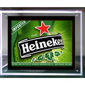  Desktop style colorful advertising crystal led light box Manufactures