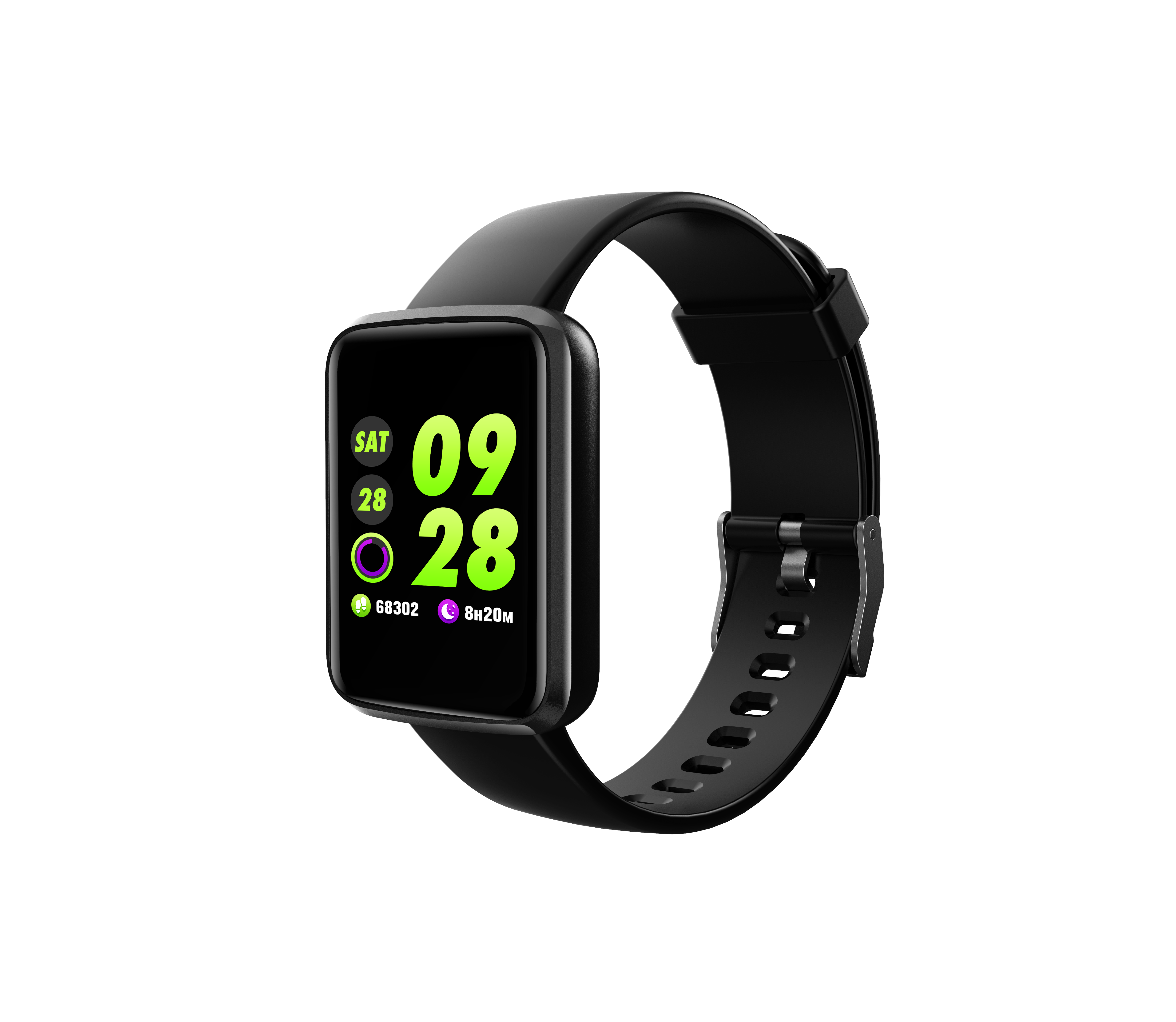 H19 160mAh Bracelet Fitness Tracker Big Screen Smartwatch