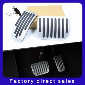  Accessories Aluminum Alloy Accelerator Brake Rest Pedal Car Foot Pedal Pads For Tesla Model 3 Model Y Manufactures