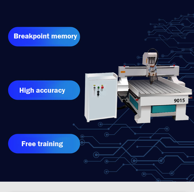 9015 Router CNC Wire Cutter 3 Axis Cnc Milling Machine 3000W