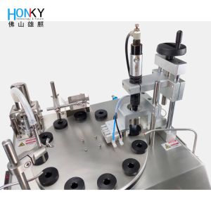 20ml Drop Bottle Essential Oil Filling Machine With Ceramic Piston Pump
