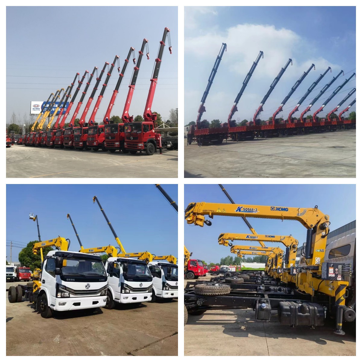 8 tons Dongfeng Crane Truck with Amplitude Expansion Rotation and Hoisting Mechanisms