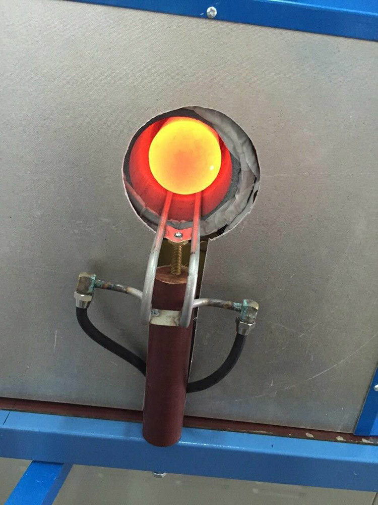 SGS Brass Bar 120KW Digital Induction Heating Equipment Hot Forging machine