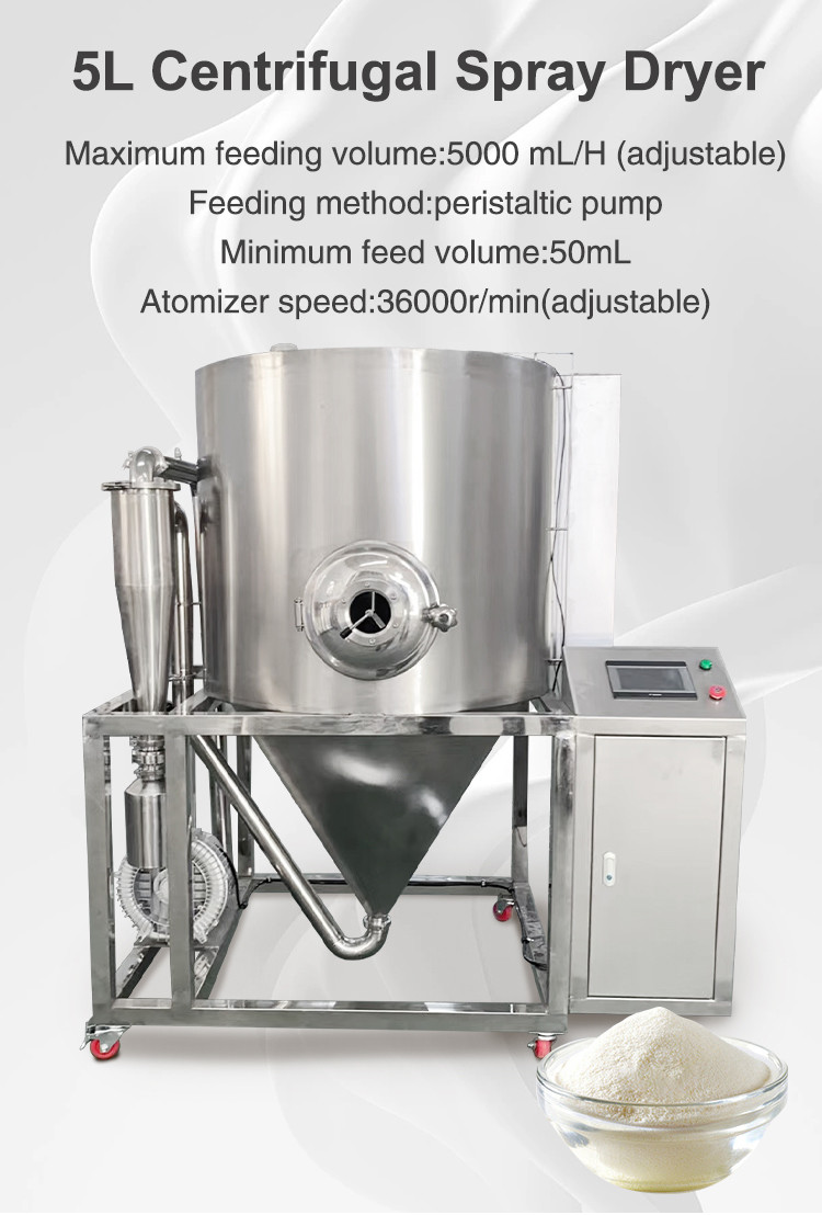 5L Spray Dryer Machine Stainless Steel Spray Drying System Spray Drying Machine For Milk