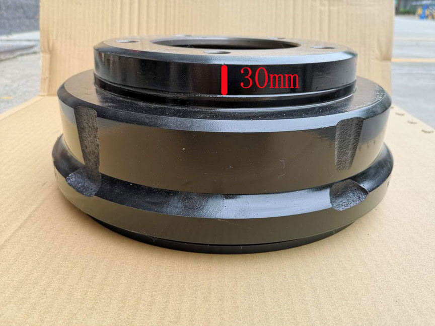 8943856503 Truck Brake Drums ISUZU NPR Parts NKR 4BE1 4HG1 5 Holes Front Wheel 17.6 KG Weight