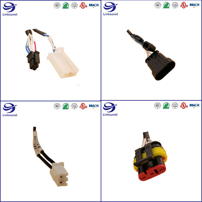 6.0mm Pitch Crimp Wire To Wire Connector Wire Harness For Car