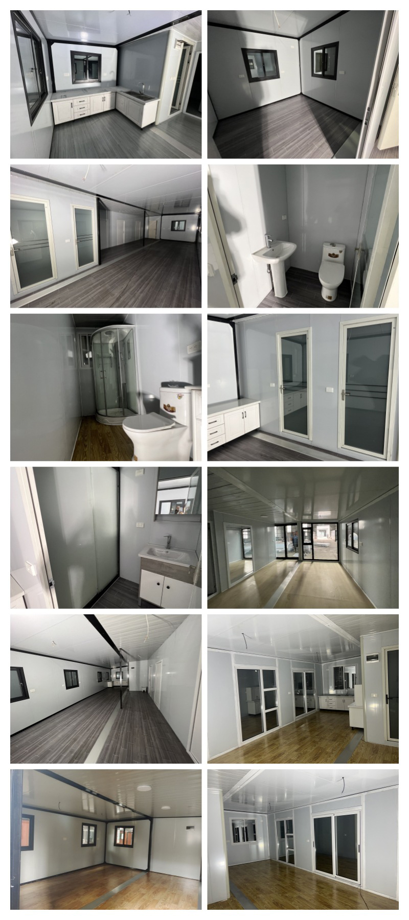 Packing mobile room construction site residents movable board room removable fast mobile double wing folding box room
