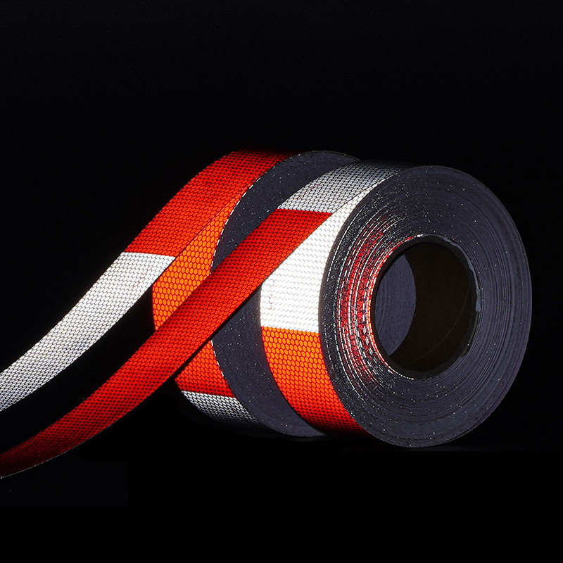 Self-adhesive Glass Bead Vehicle DOT Reflective Tape For Safety Warning