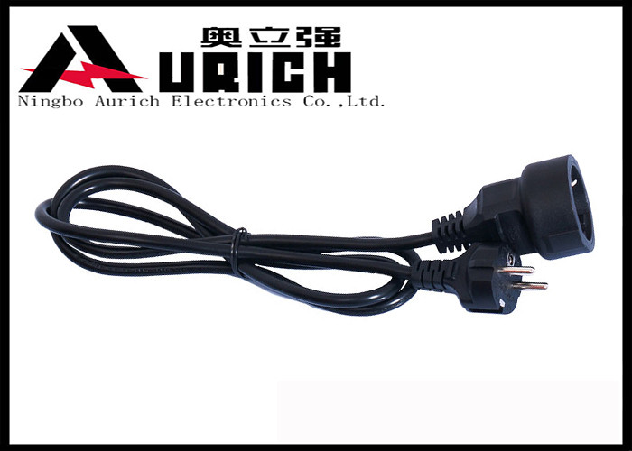 2 Pin Or 3 Pin EU Standard VDE French AC Power Cord For TV / Laptop / Washer / Dryer