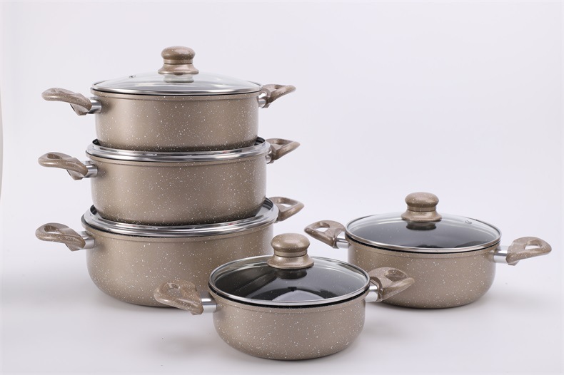 Multifunctionaal Aluminum Cookware Set Non Stick Cooking Pot Set