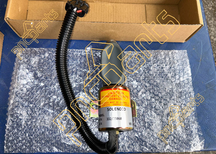 332 J5060 332/J5060 Fuel Stop Solenoid JCB JS220 Flameout Solenoid