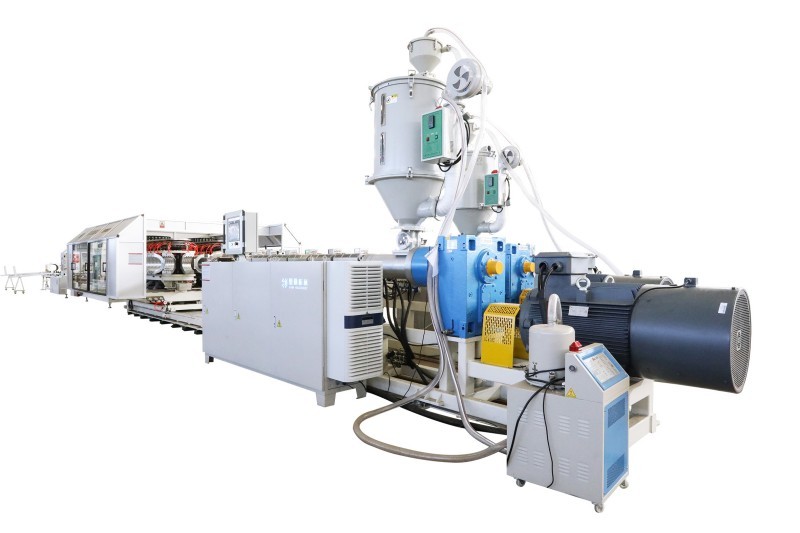Water Cooling Plastic Corrugated Pipe Equipment Dwc Pipe Extrusion Line