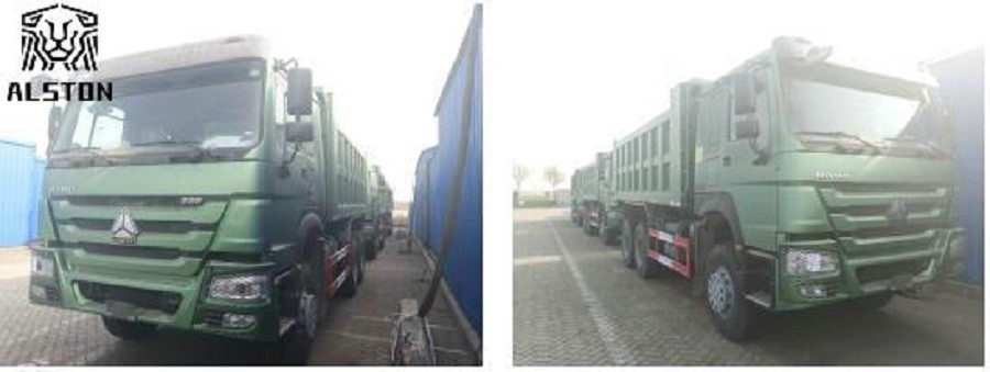 Second Hand Tipper Trucks Hydraulic Lifting With Daily Maintenance