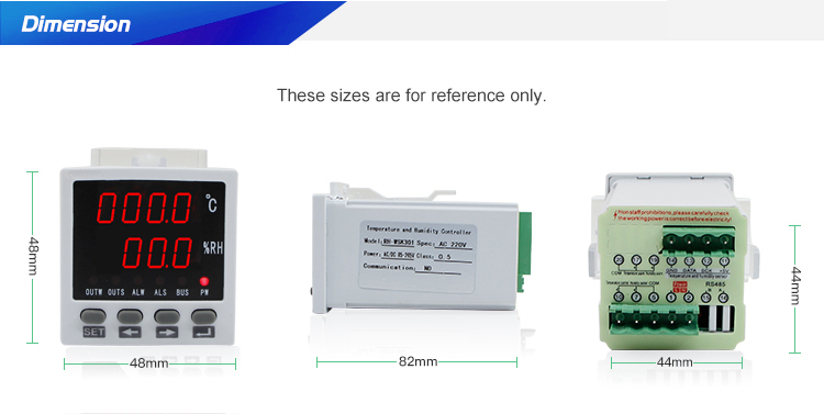 Technology Production White Black Stc Temperature And Humidity Controller For Incubator