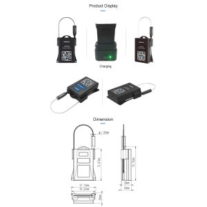 Navigation Security Container Seal Tracking GPS Tracking Long Battery disposable