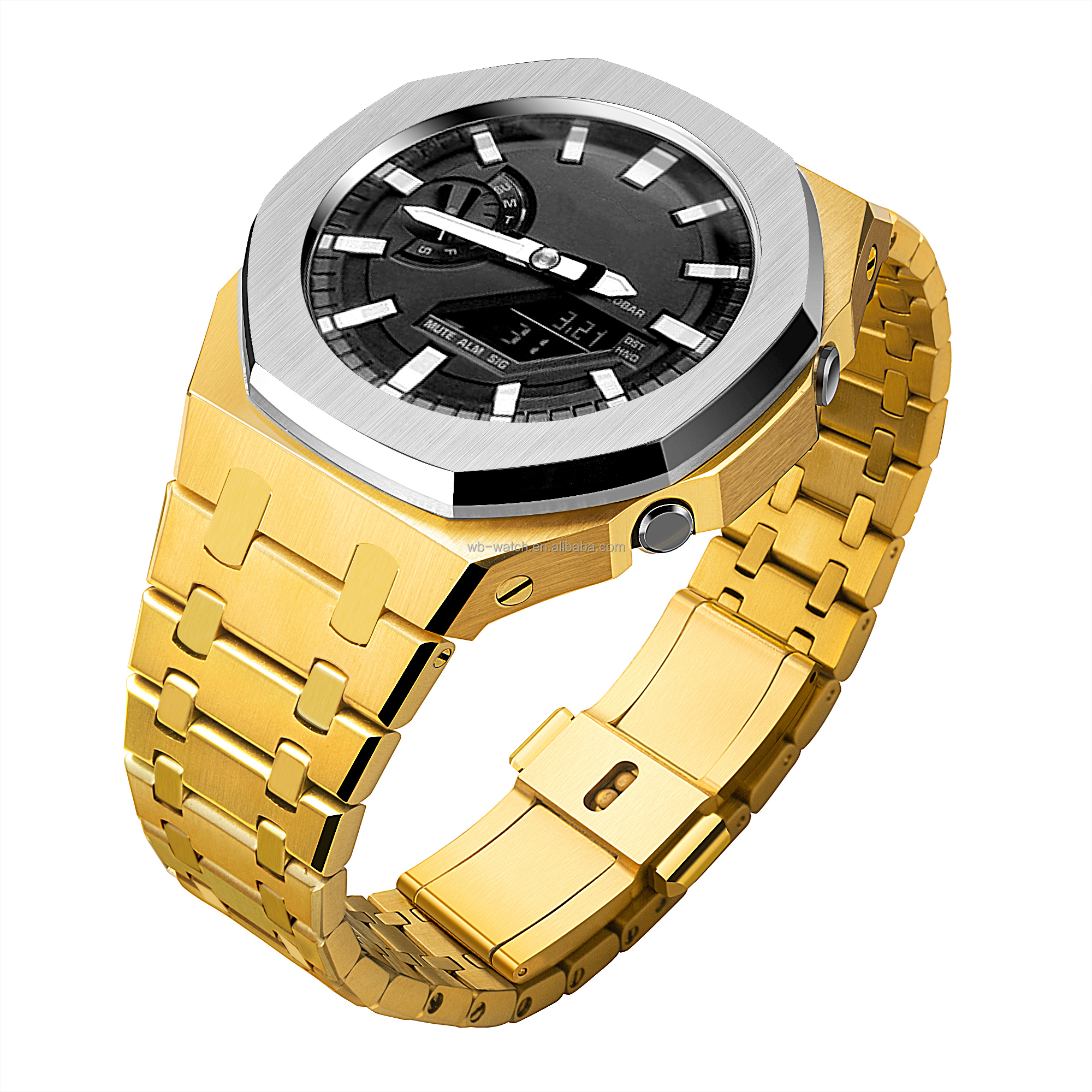 Upgrade Style Gen 4 5 Luxury Stainless Steel Case And Band For Casio Ga2100
