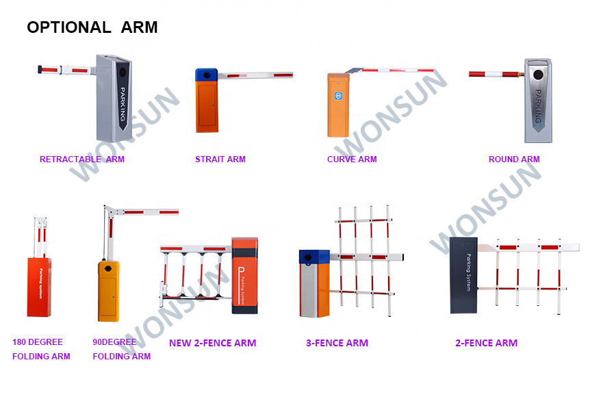 Three Fencing DC Brushless Motor Car Park Security Barriers DC-DZ-116