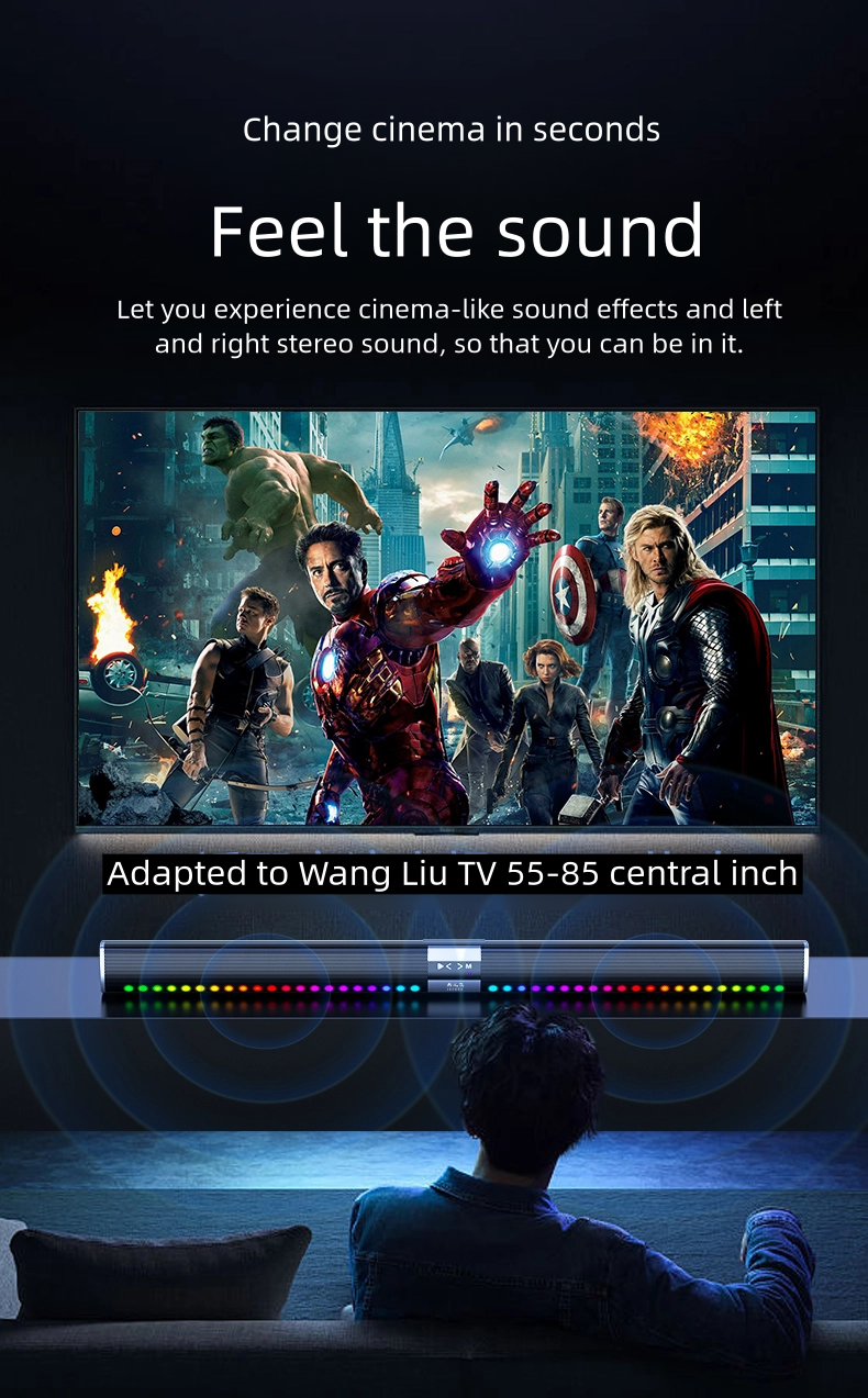 ABS Metal Sound Bar System for Superior Audio in Home Theaters and Retail Environments