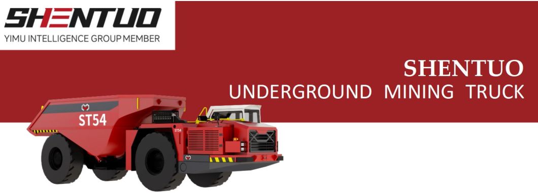 Tunnel Used St54 54ton Payload Rigid Dump Truck for Underground Gold Mine