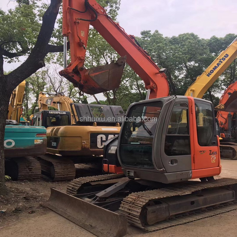 Used Hitachi75US mini excavator for sale second hand Hitachi75US small digger in good condition