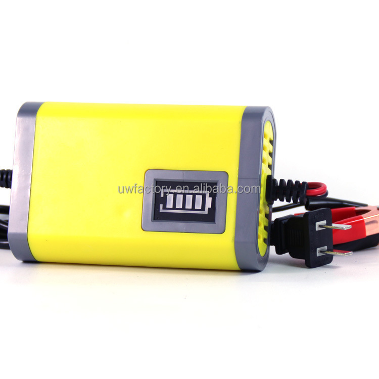 125W Output Power 12V 6A Motorcycle AGM Lead Acid Battery Charger for Electric Vehicle E-bike