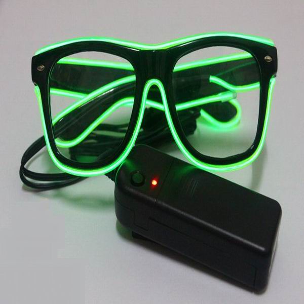 super cool party el wire glasses/ glow glasses/ light up glasses for party events