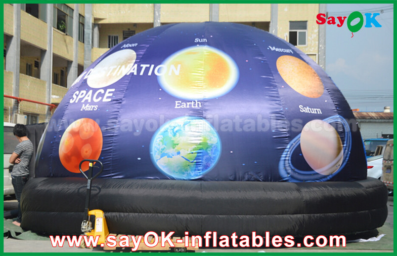 Waterproof Full Print Mobile Planetarium Inflatable Dome Tent With Star