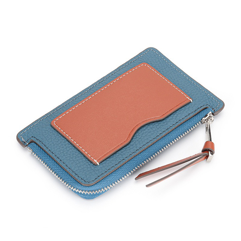 Slim Strap Card Holder Wallet for Women OEM/ODM No Pattern Necessary Lanyard Included