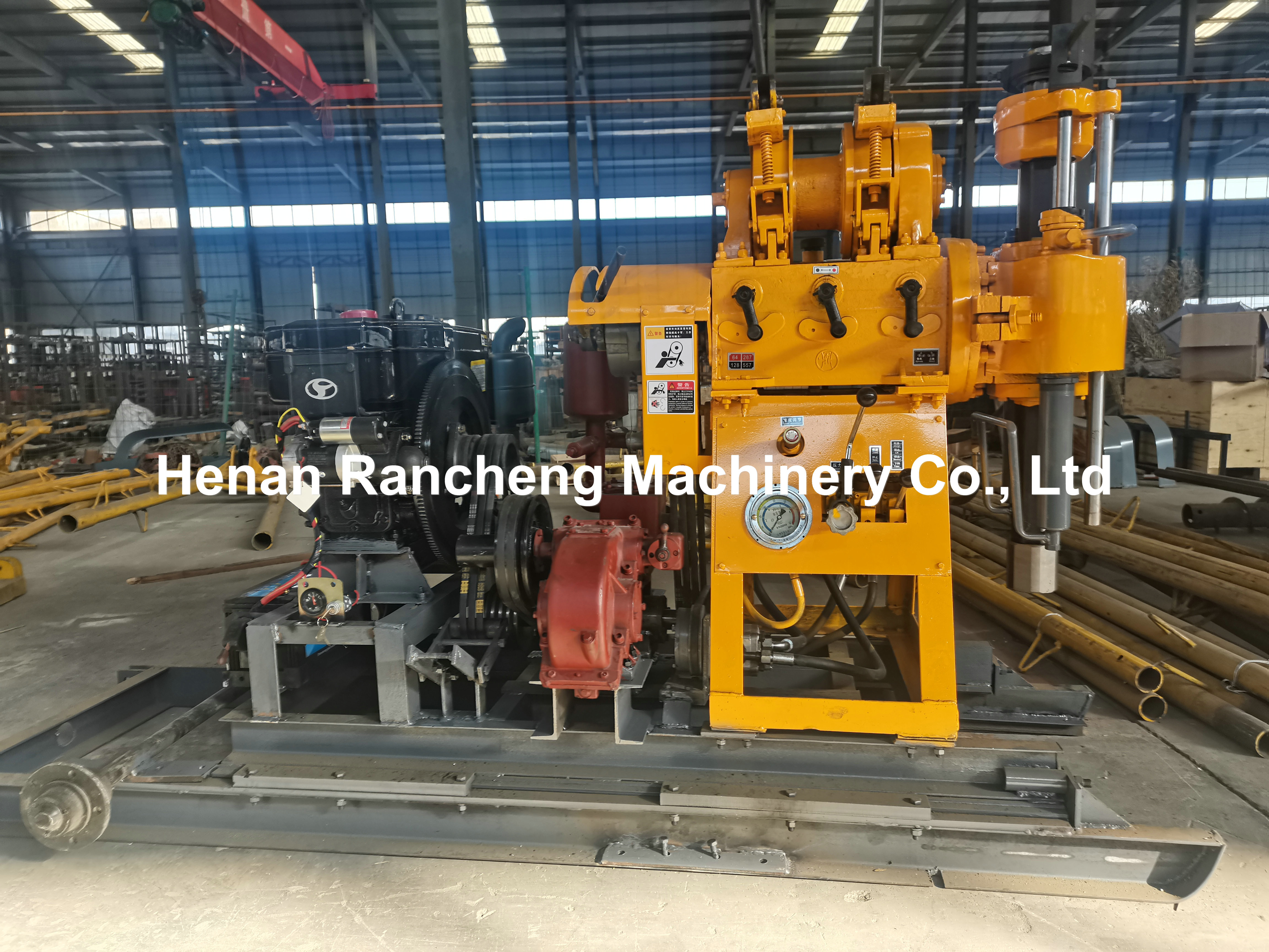 Versatile Small Borehole Drilling Rig For Depths Up To 200m With Hydraulic System
