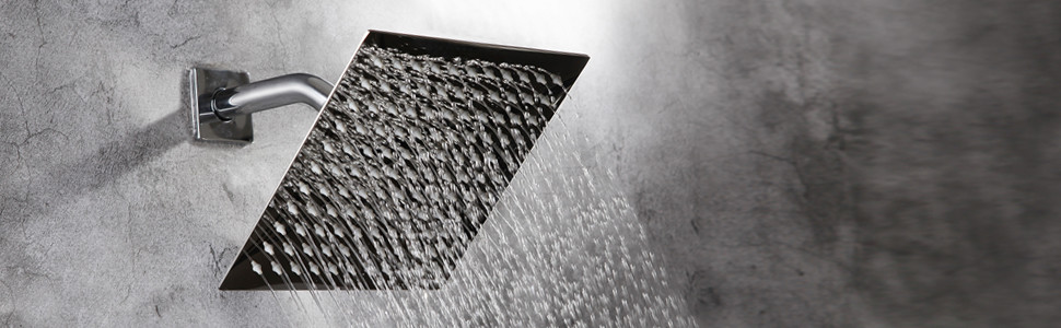 Metal Rainfall Shower Faucet Set 0.4-0.6MPA For Villa Bathroom XUYA