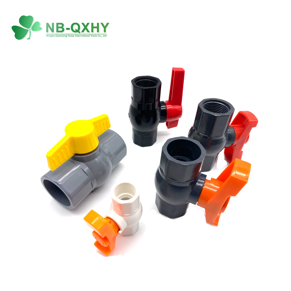 The Middle East PVC Threaded 1/2 to 4 Inch Octagonal Ball Valve