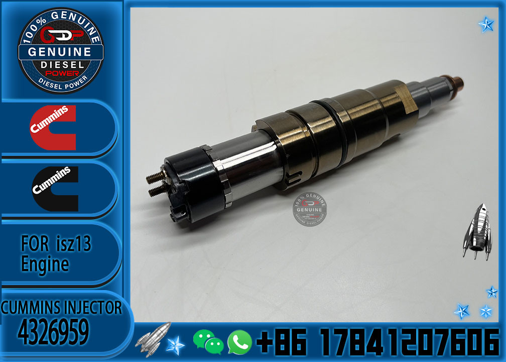 Genuine Diesel Fuel Injector 4955080 2872544 For Cummins ISZ Engine Parts 4326959