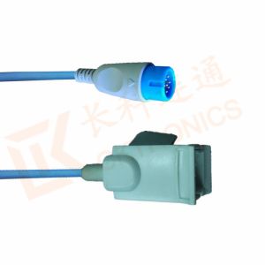 Kontron Spo2 Probe Sensor 12 Pin Reusable SpO2 Sensor Pediatric Finger Clip