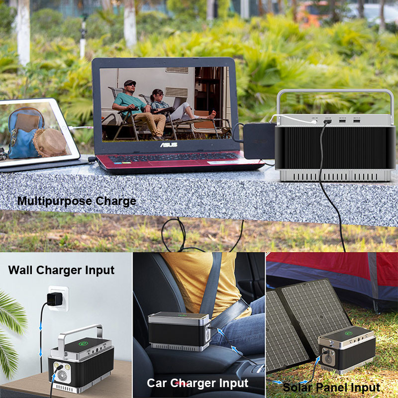 QC3.0 250W Power Charger Station 60000mAh DC 15V 3A utdoor Use