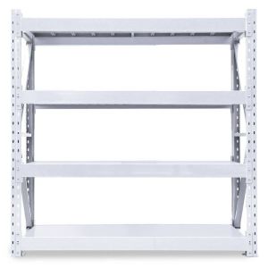 SGS Medium Duty Racking Q235B Longspan Shelving Unit Silver